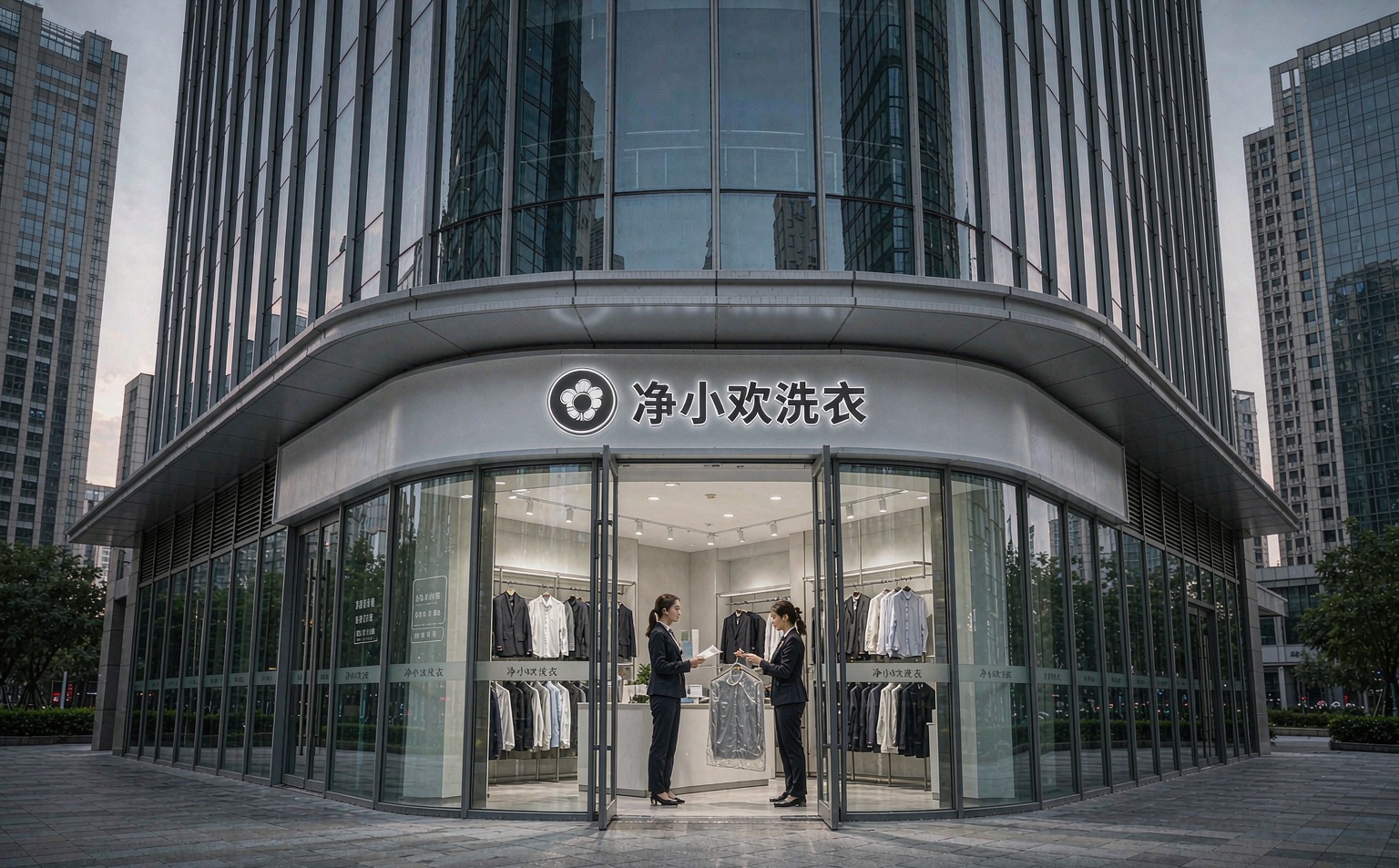 商圈写字楼干洗店：企业团单+上门取送，客单价提升65%
