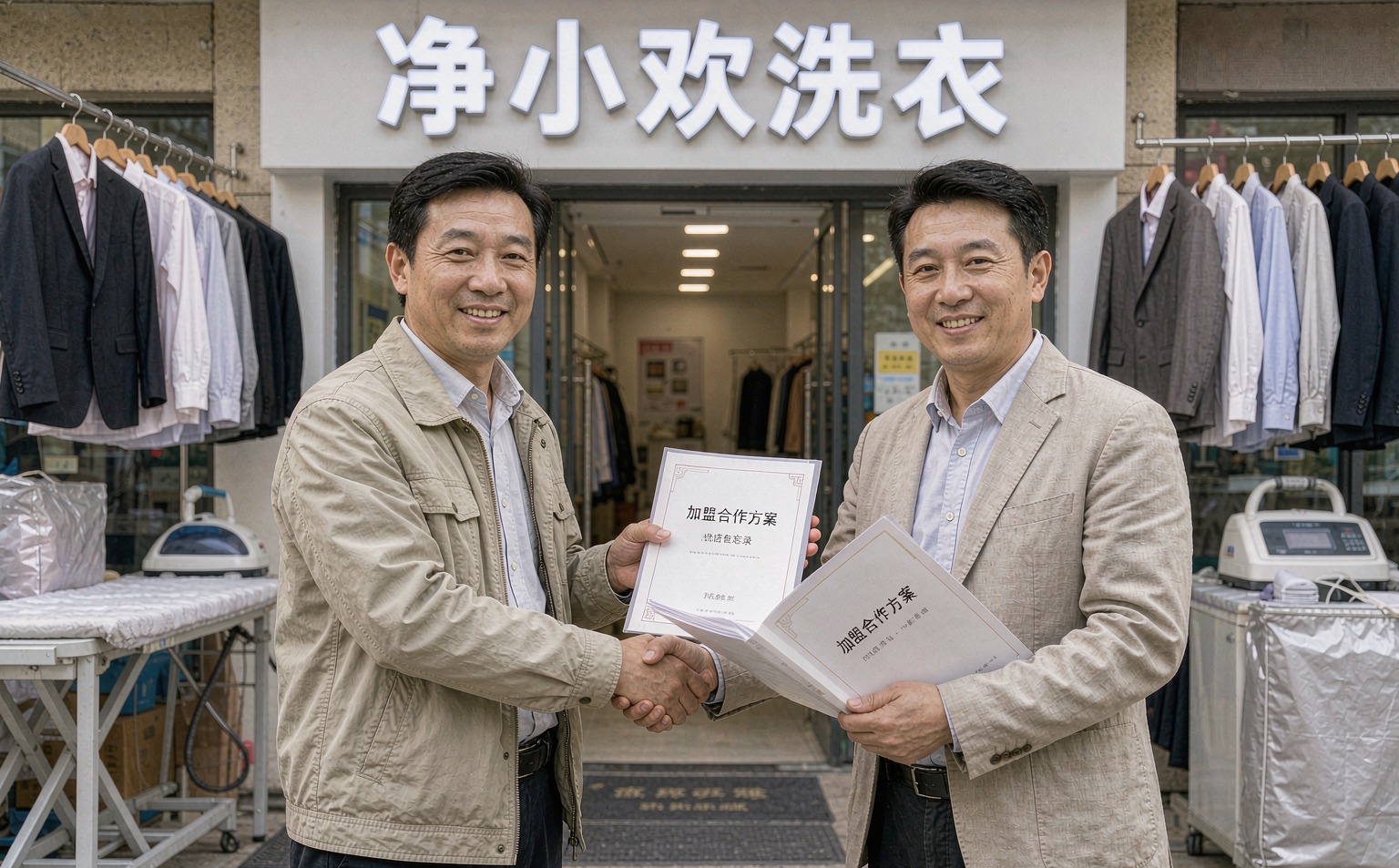 门店老板与净小欢达成线上联营合作